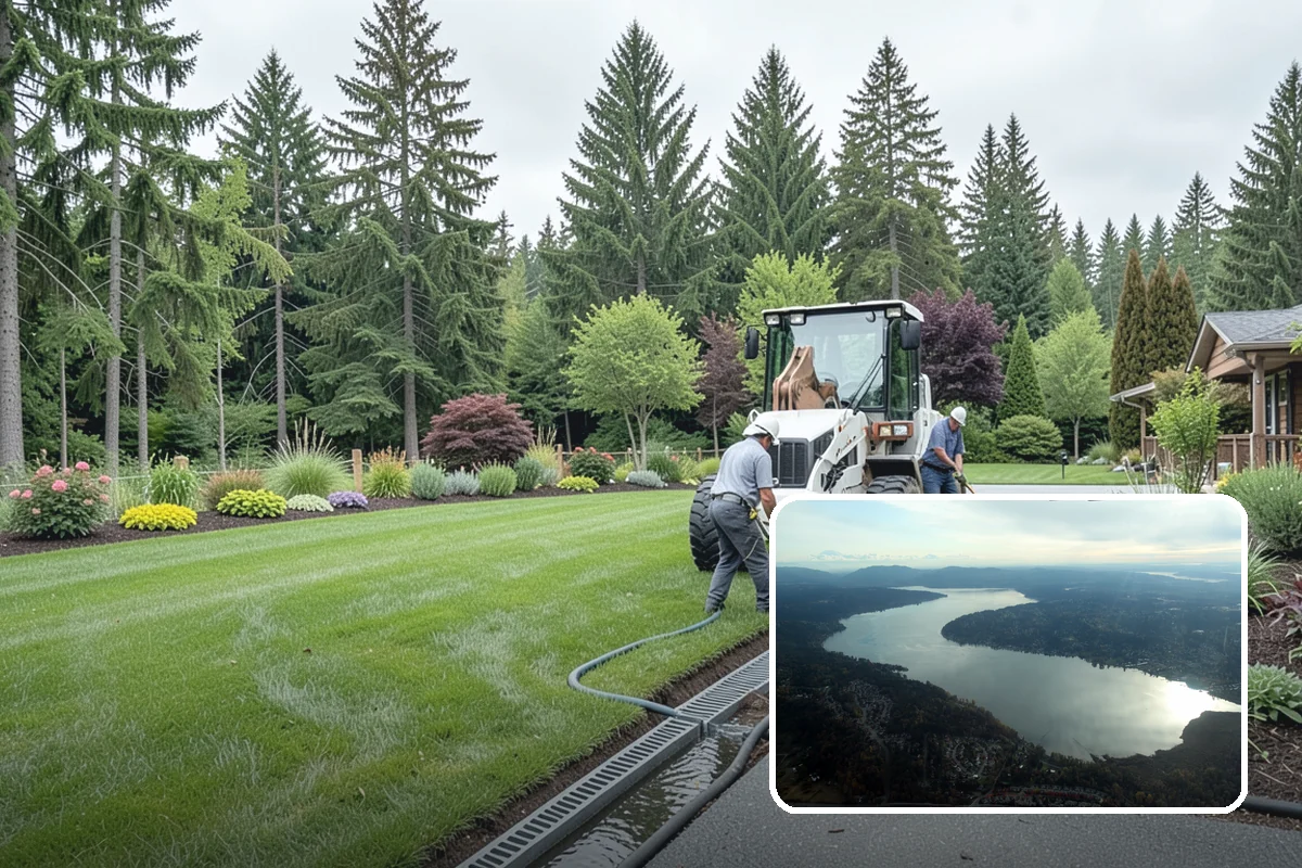 Terracing in Sammamish, King County, WA - Turns steep slopes into usable tiers