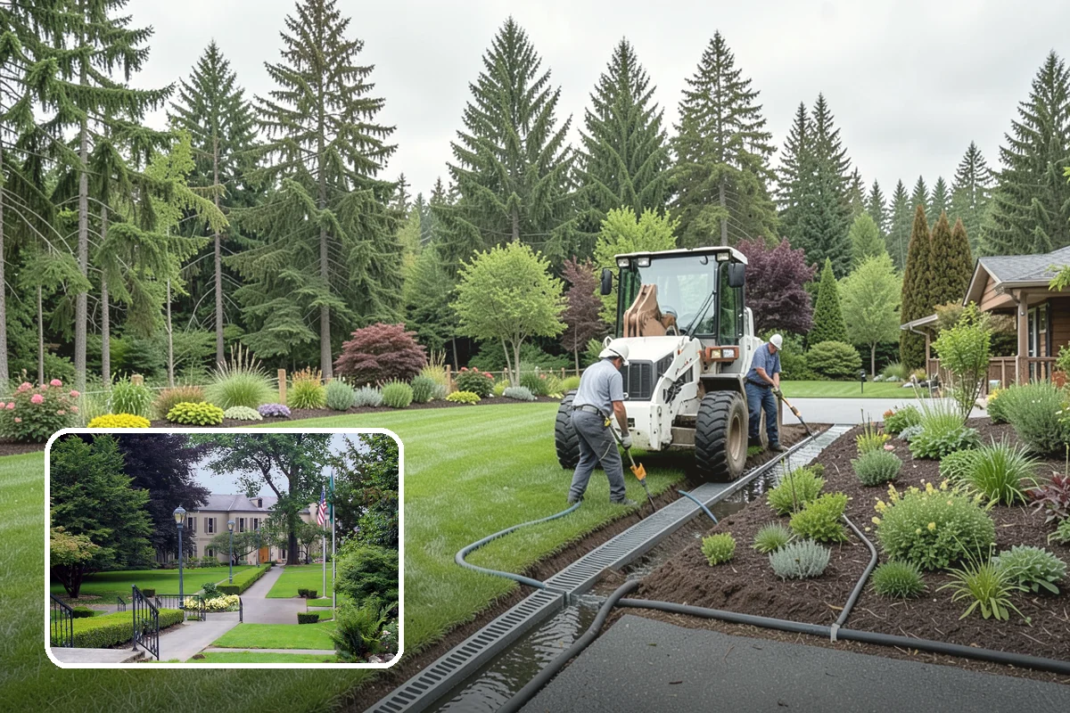 Terracing in Woodinville, King County, WA - Turns steep slopes into usable tiers