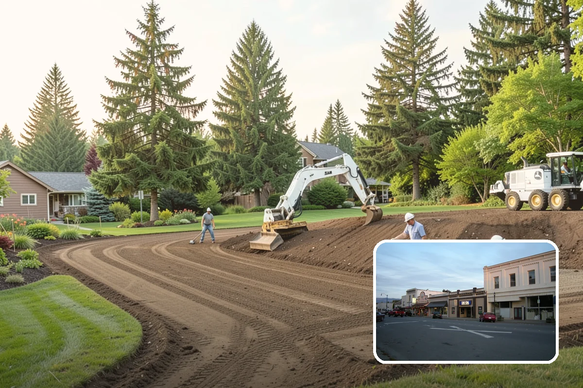 Timber Retaining Wall in Burlington, Skagit County, WA - Lower upfront cost than stone or concrete