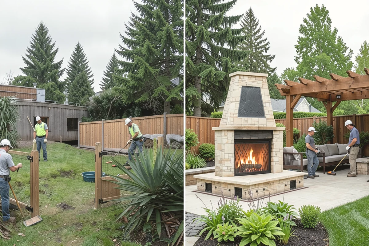 Timber Retaining Wall in Burlington, Skagit County, WA - Excavate and level the base trench
