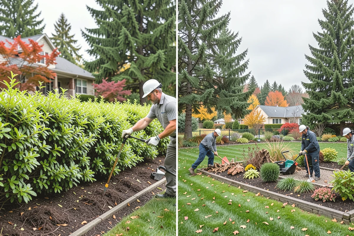 Timber Retaining Wall in Duvall, King County, WA - Excavate and level the base trench