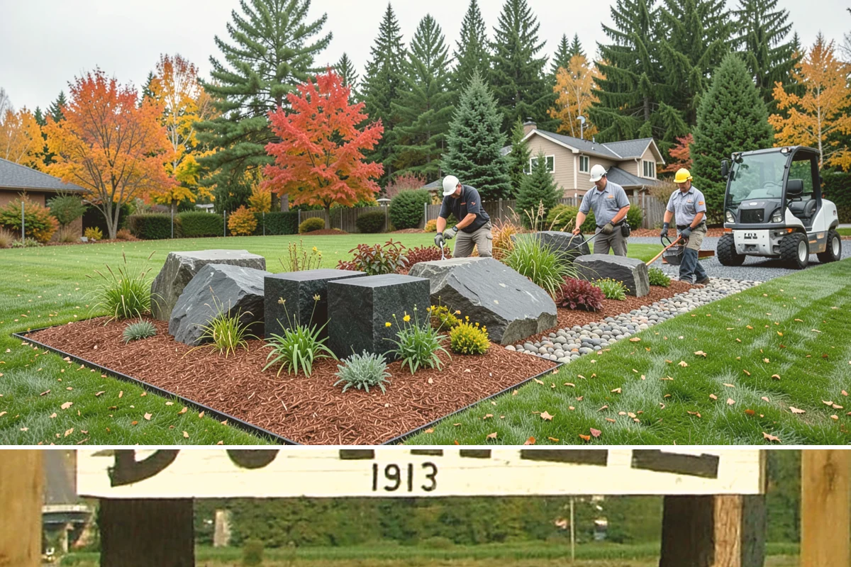 Timber Retaining Wall in Duvall, King County, WA - Best built in the drier months of late spring through early fall so timbers seat well and backfill compacts in Puget Sound soils.