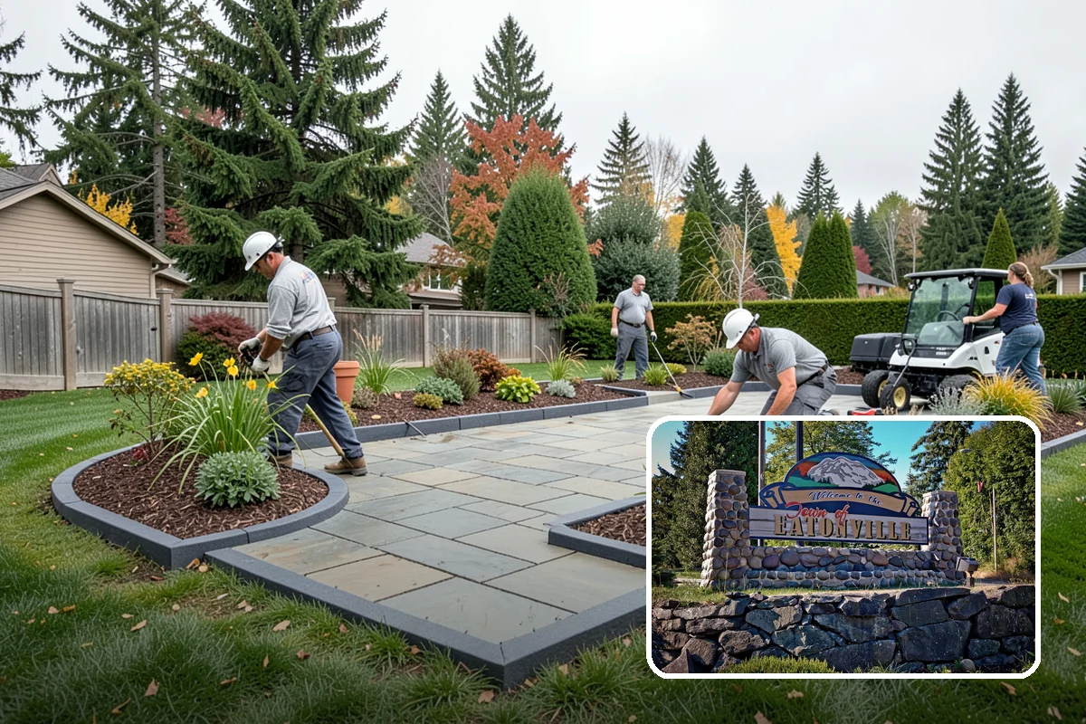 Timber Retaining Wall in Eatonville, Pierce County, WA - Lower upfront cost than stone or concrete