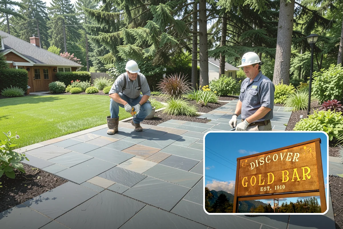 Timber Retaining Wall in Gold Bar, Snohomish County, WA - Lower upfront cost than stone or concrete