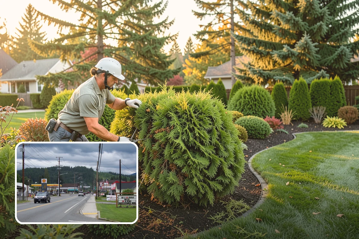 Timber Retaining Wall in Granite Falls, Snohomish County, WA - Lower upfront cost than stone or concrete