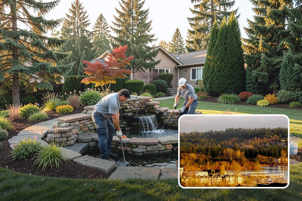 Timber Retaining Wall in Kenmore, King County, WA - Lower upfront cost than stone or concrete