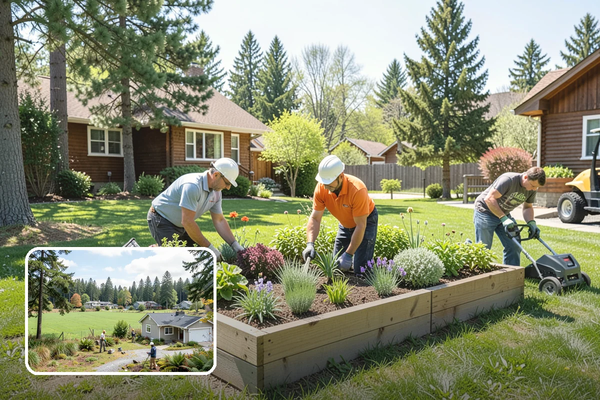 Timber Retaining Wall in Lyman, Skagit County, WA - Lower upfront cost than stone or concrete