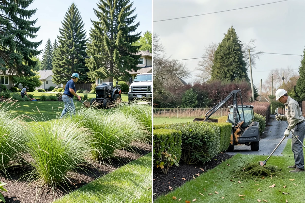 Timber Retaining Wall in Lyman, Skagit County, WA - Excavate and level the base trench