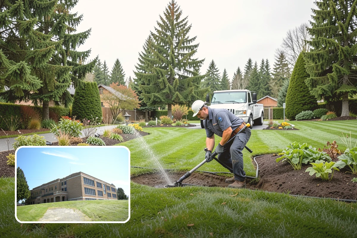Timber Retaining Wall in Maple Valley, King County, WA - Lower upfront cost than stone or concrete