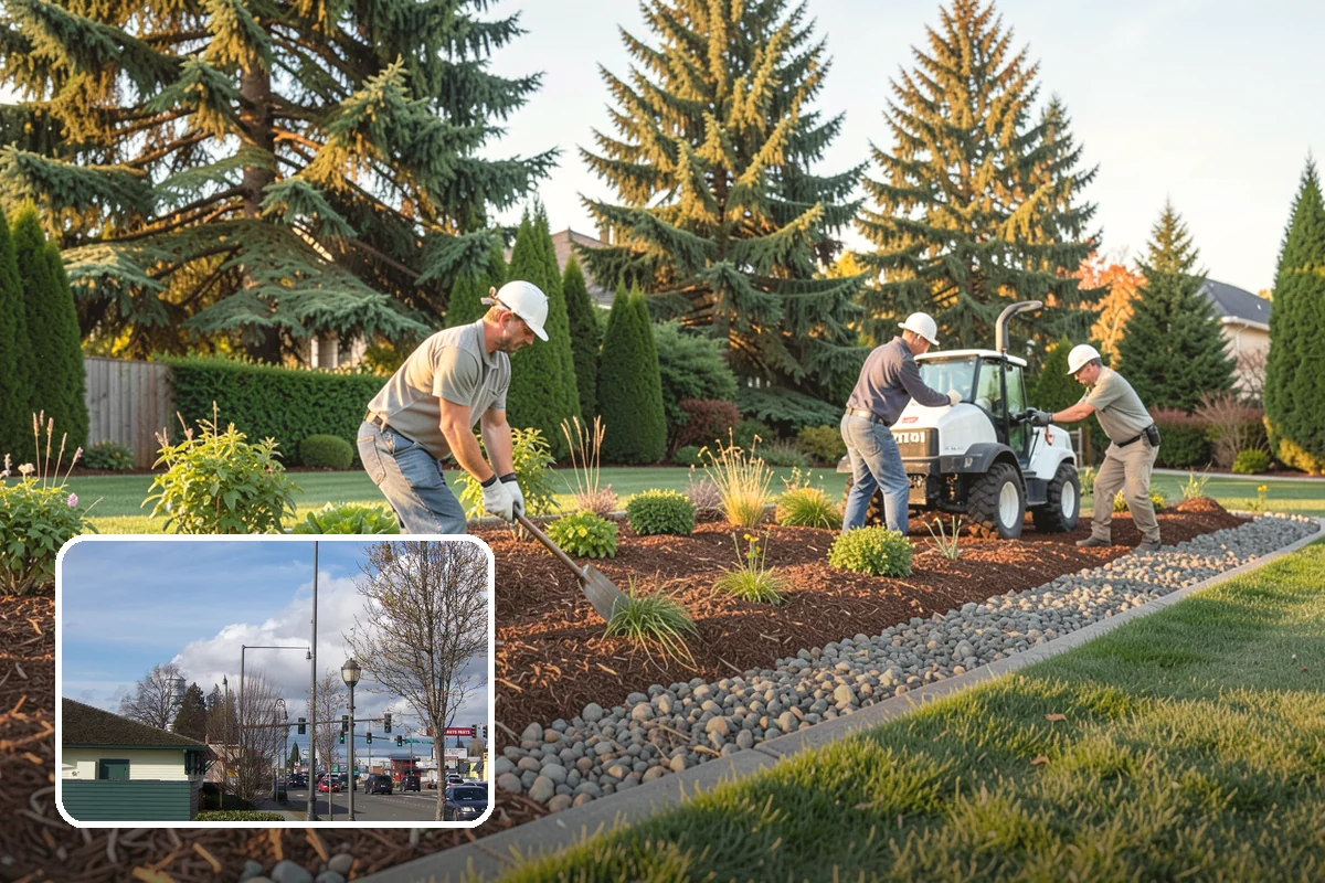 Timber Retaining Wall in Marysville, Snohomish County, WA - Lower upfront cost than stone or concrete