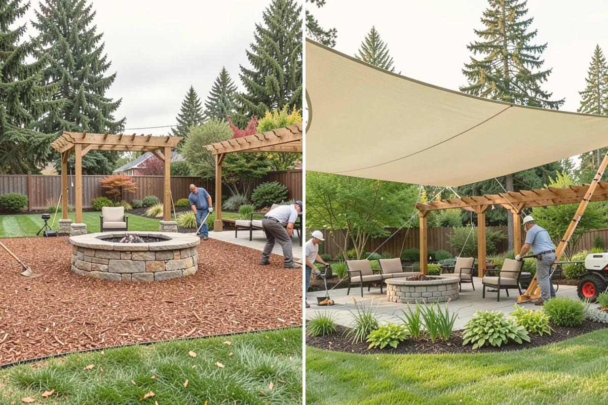 Timber Retaining Wall in Mount Vernon, Skagit County, WA - Excavate and level the base trench