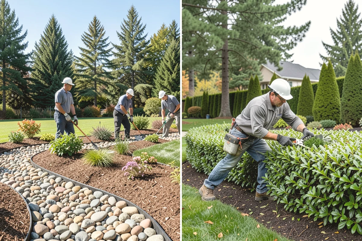 Timber Retaining Wall in North Bend, King County, WA - Excavate and level the base trench