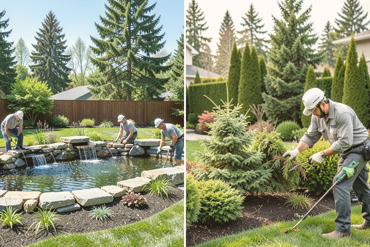 Timber Retaining Wall in Orting, Pierce County, WA - Excavate and level the base trench