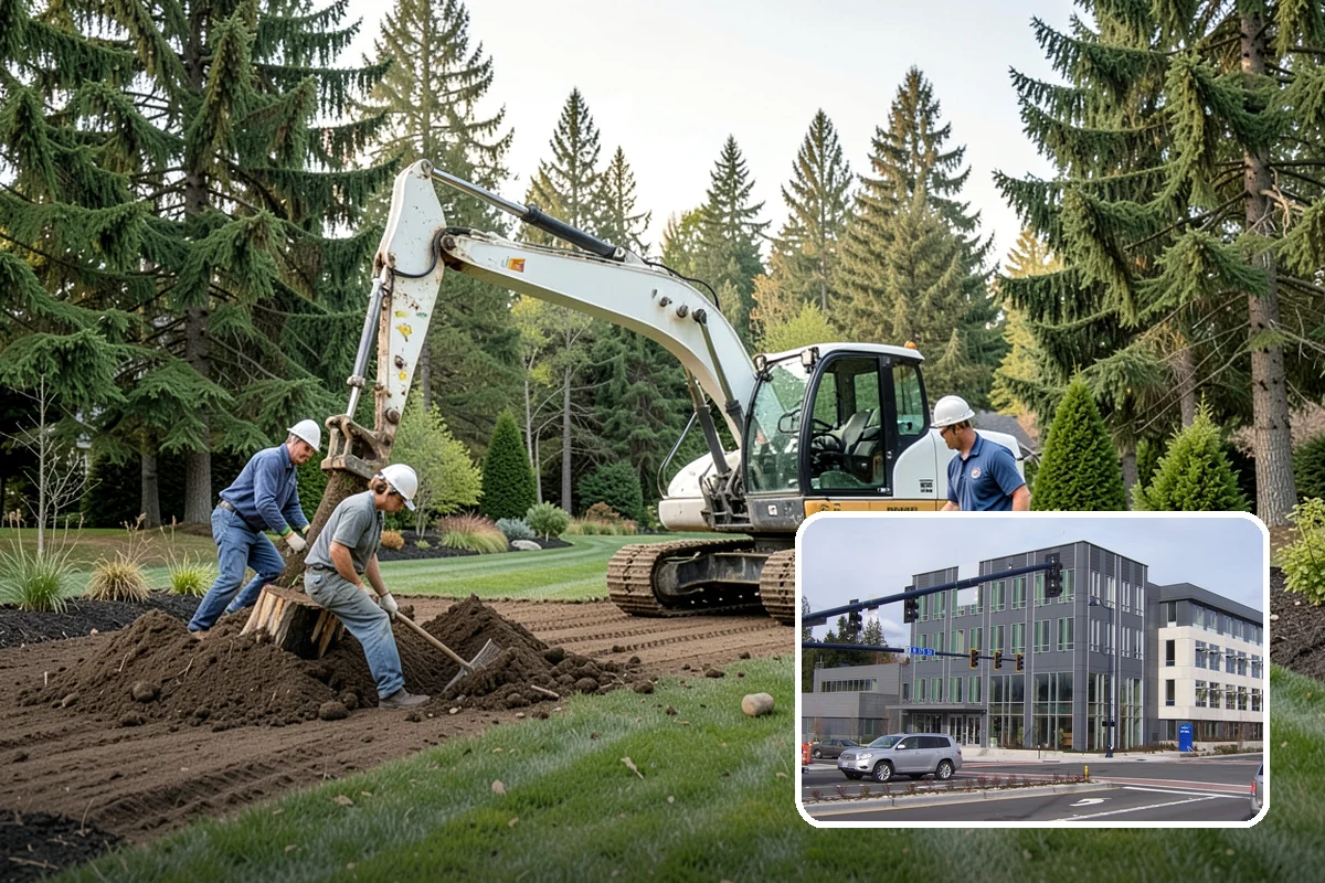 Timber Retaining Wall in Shoreline, King County, WA - Lower upfront cost than stone or concrete