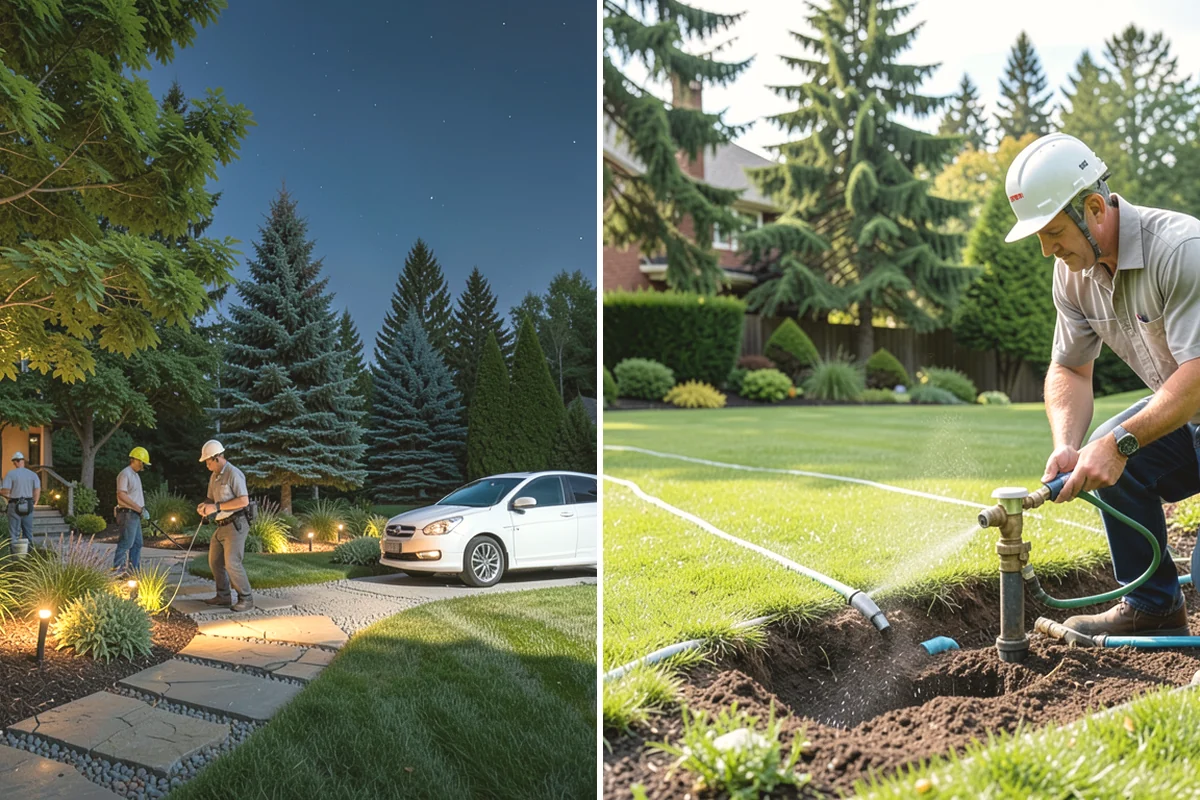 Timber Retaining Wall in Steilacoom, Pierce County, WA - Excavate and level the base trench