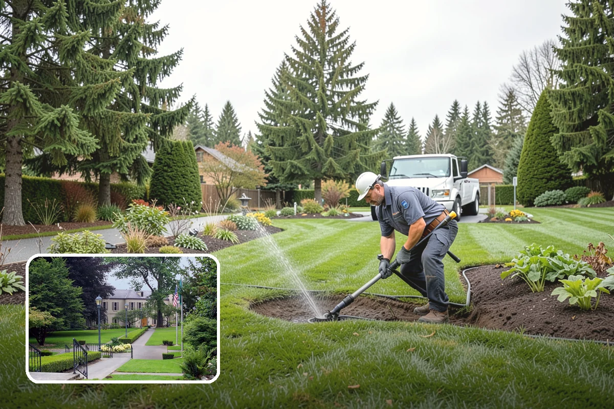 Timber Retaining Wall in Woodinville, King County, WA - Lower upfront cost than stone or concrete