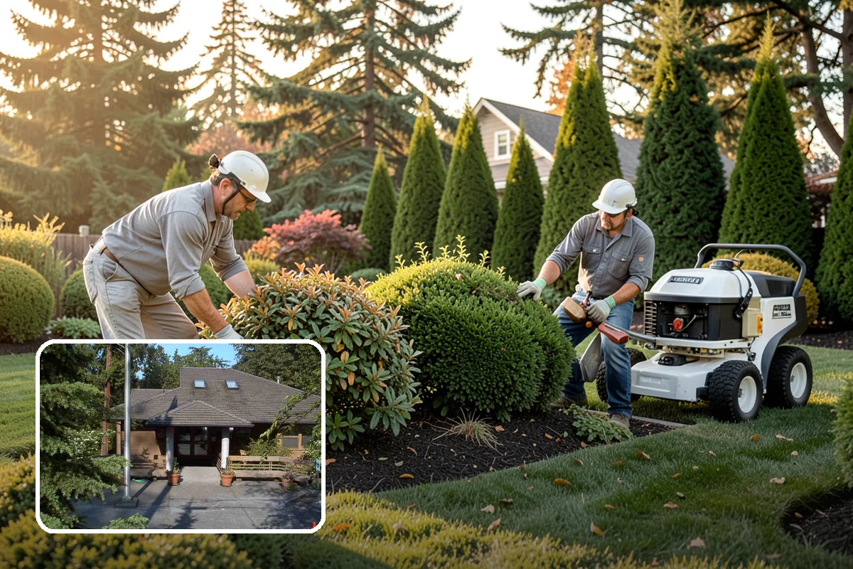 Timber Retaining Wall in Yarrow Point, King County, WA - Lower upfront cost than stone or concrete