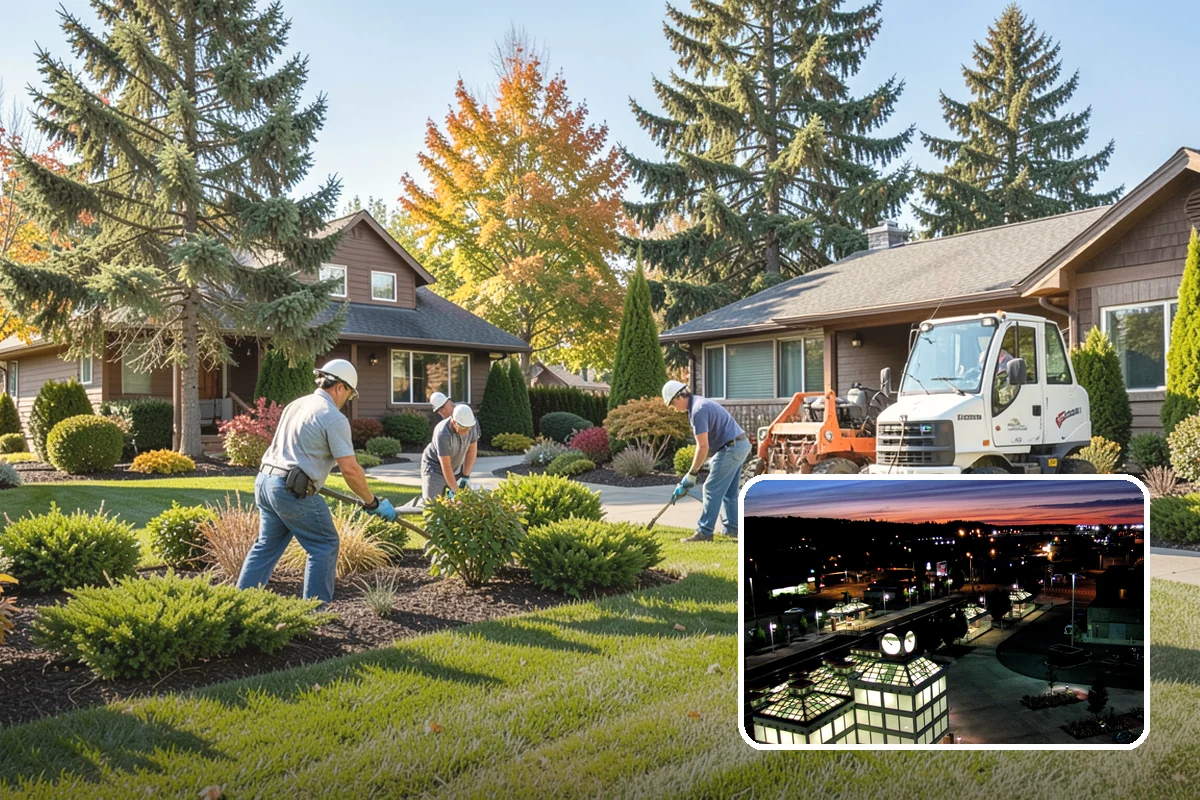 Topiary Pruning in Auburn, King County, WA - Crisp, precise geometric forms