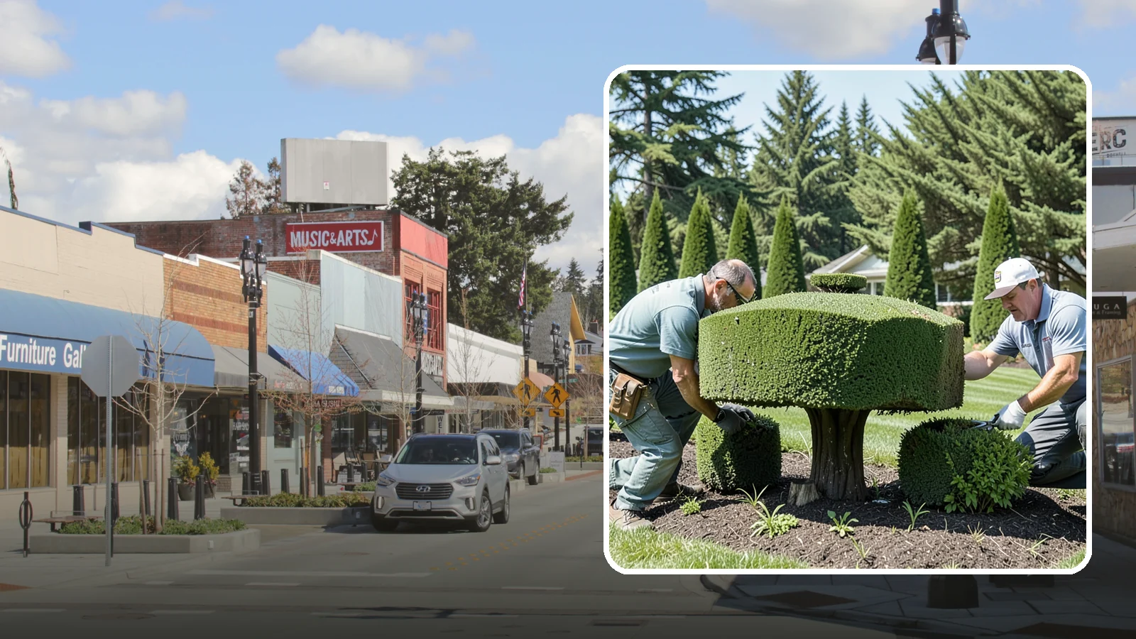 Topiary Pruning in Bothell, King County, WA - Expert topiary care that maintains geometric and sculpted forms with precision and consistency.