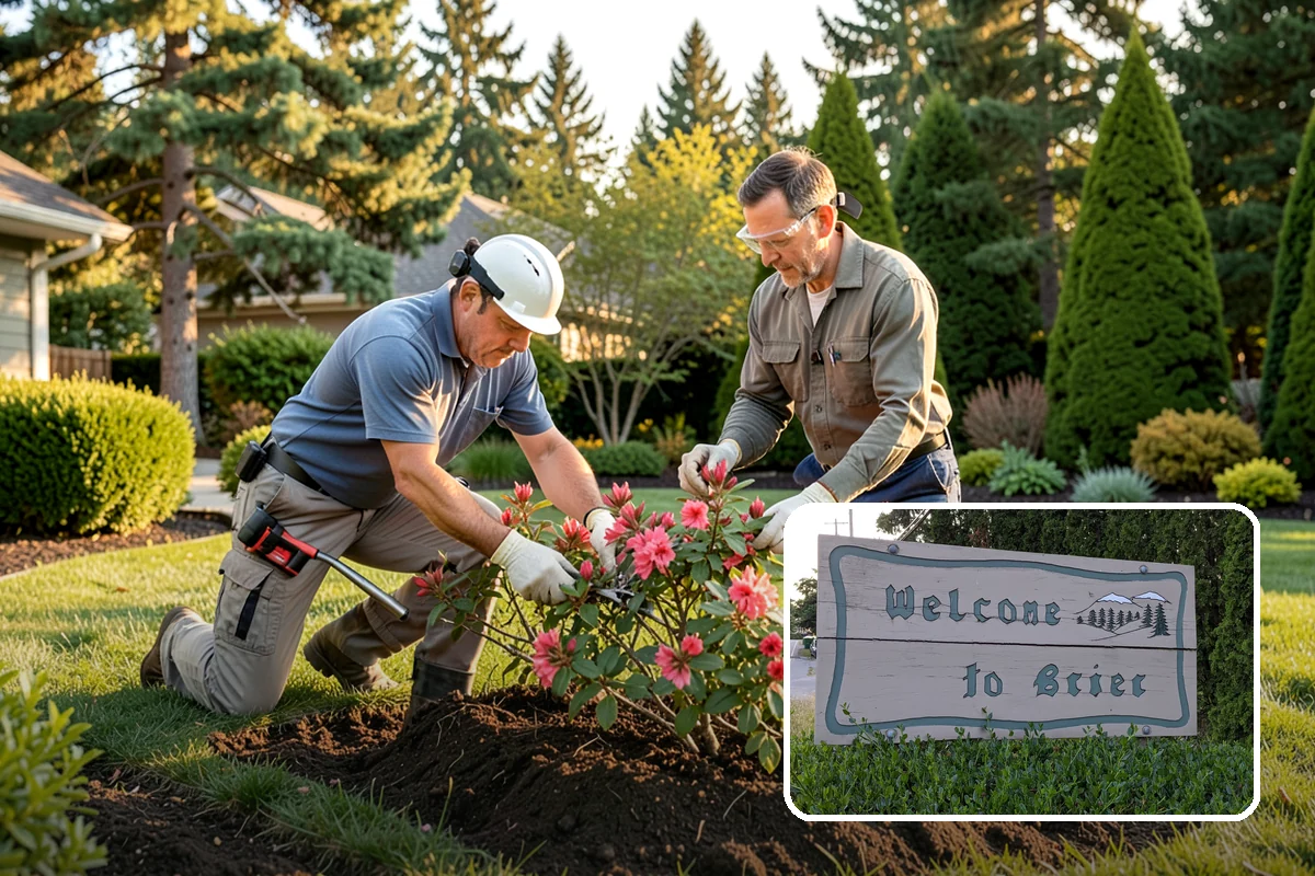 Topiary Pruning in Brier, Snohomish County, WA - Crisp, precise geometric forms