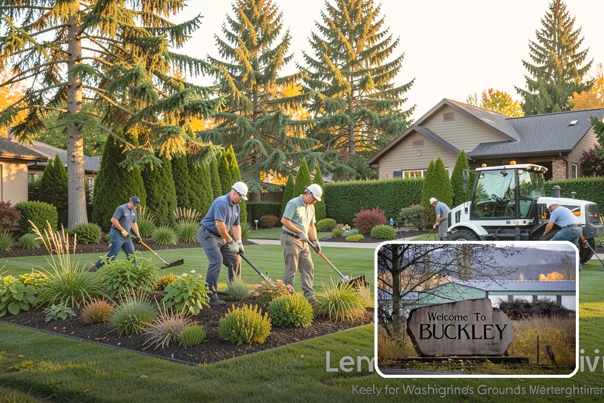 Topiary Pruning in Buckley, Pierce County, WA - Crisp, precise geometric forms