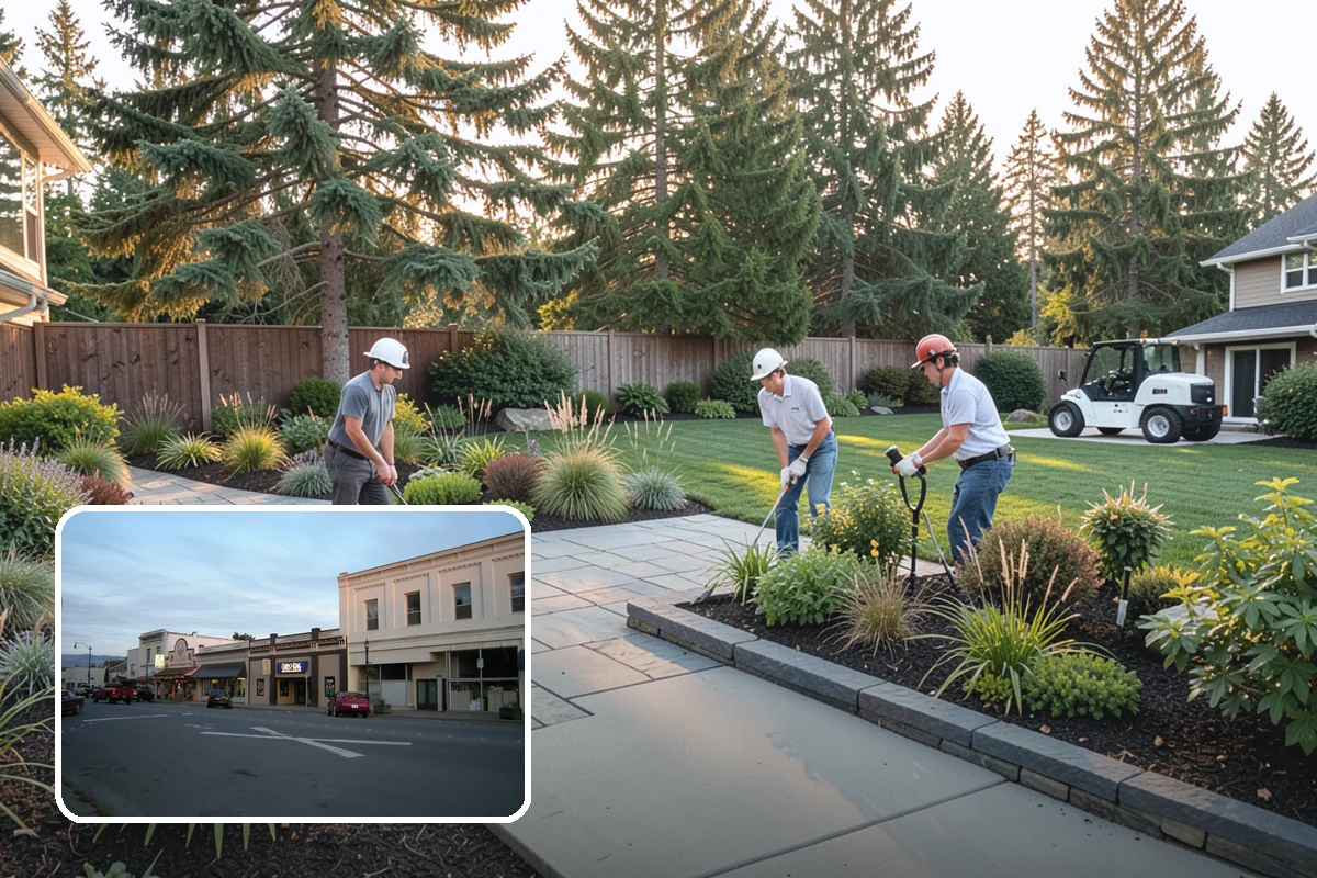 Topiary Pruning in Burlington, Skagit County, WA - Crisp, precise geometric forms
