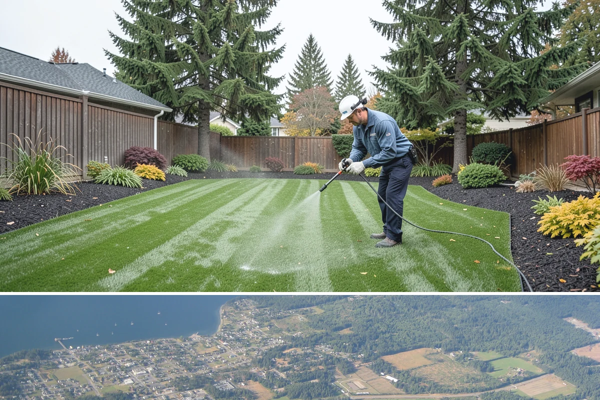 Topiary Pruning in Coupeville, Island County, WA - Requires frequent trims through the growing season to hold the form.