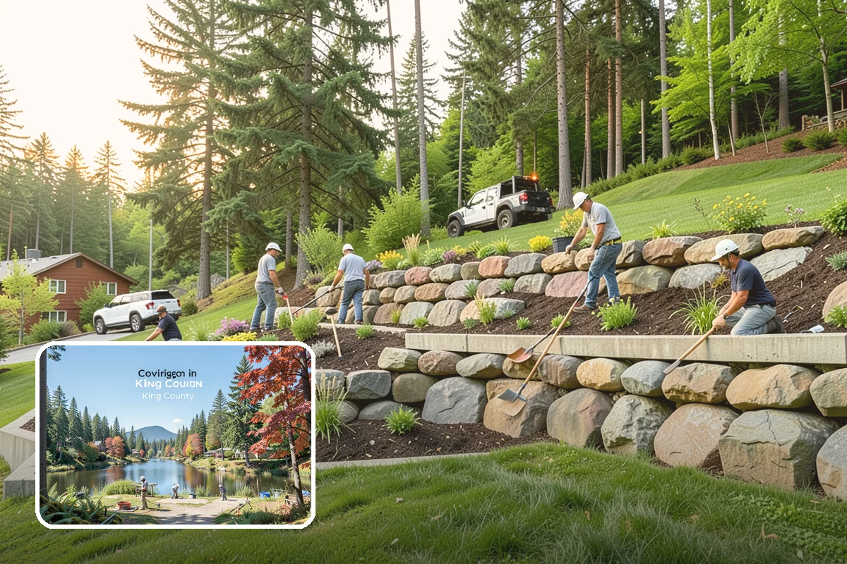 Topiary Pruning in Covington, King County, WA - Crisp, precise geometric forms