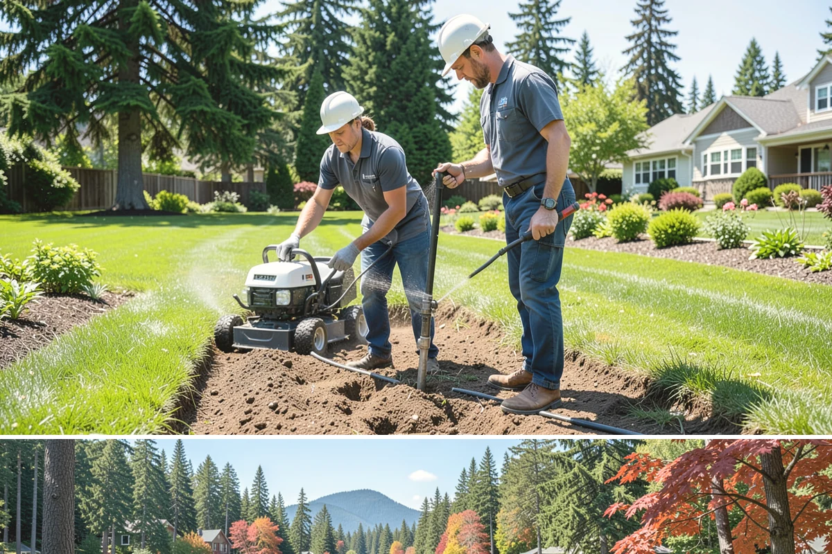 Topiary Pruning in Covington, King County, WA - Requires frequent trims through the growing season to hold the form.