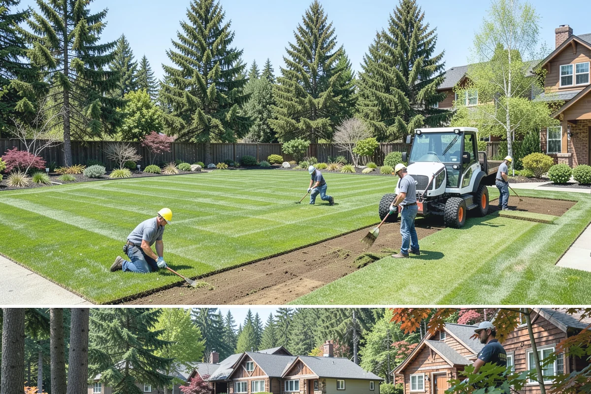 Topiary Pruning in Edgewood, Pierce County, WA - Requires frequent trims through the growing season to hold the form.