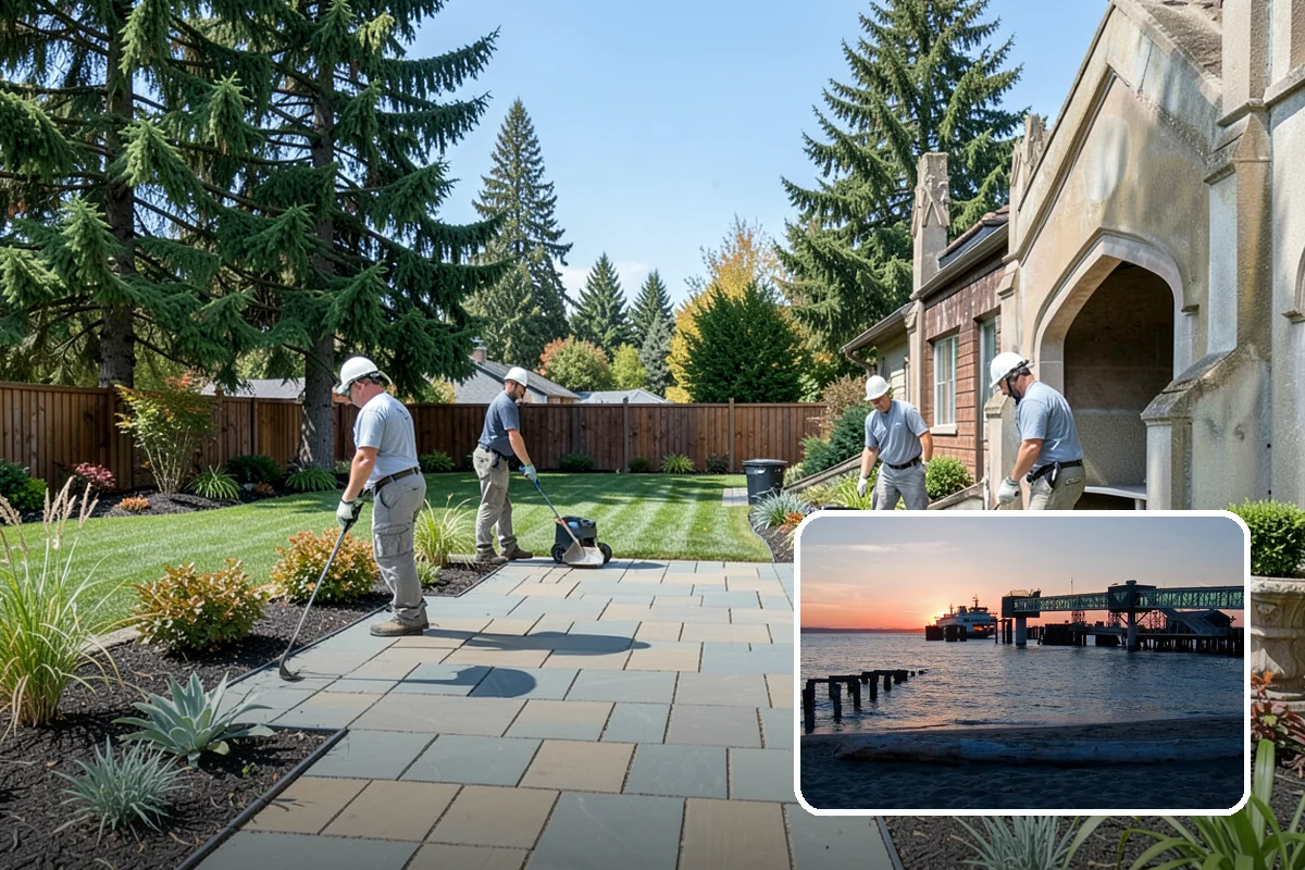 Topiary Pruning in Edmonds, Snohomish County, WA - Crisp, precise geometric forms
