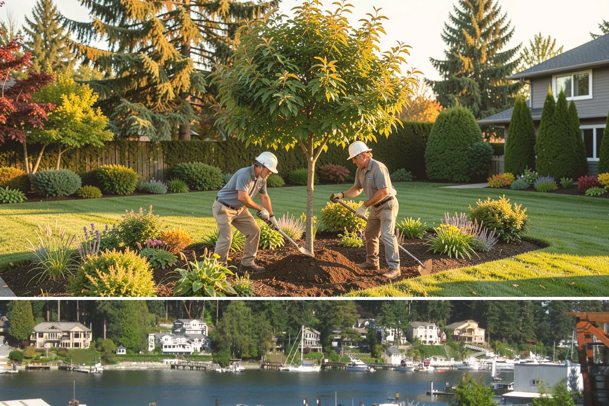 Topiary Pruning in Gig Harbor, Pierce County, WA - Requires frequent trims through the growing season to hold the form.