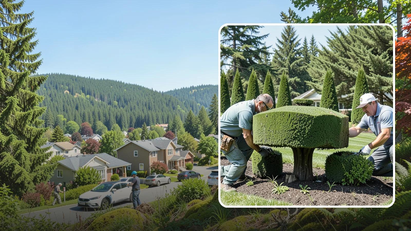 Topiary Pruning in Index, Snohomish County, WA - Expert topiary care that maintains geometric and sculpted forms with precision and consistency.