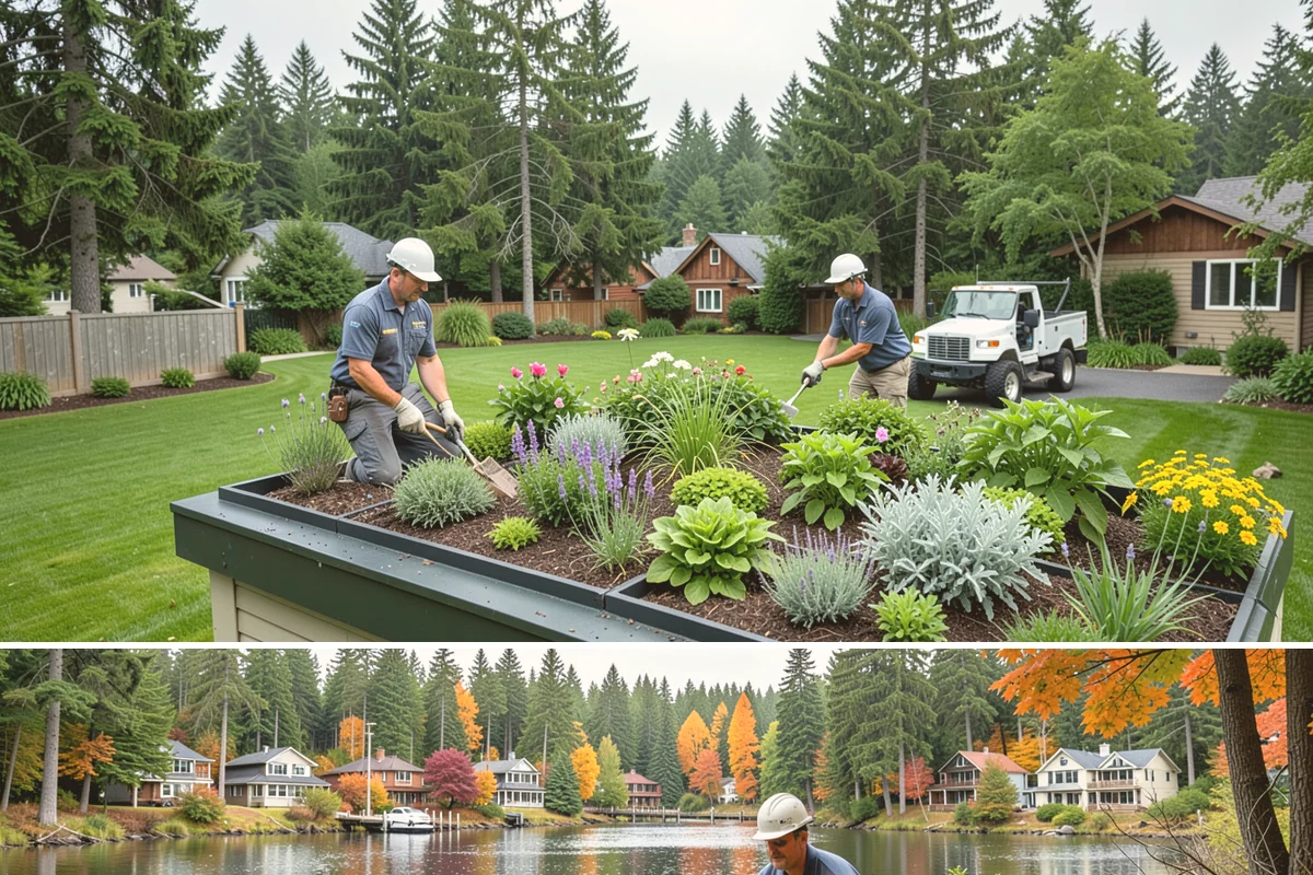 Topiary Pruning in La Conner, Skagit County, WA - Requires frequent trims through the growing season to hold the form.
