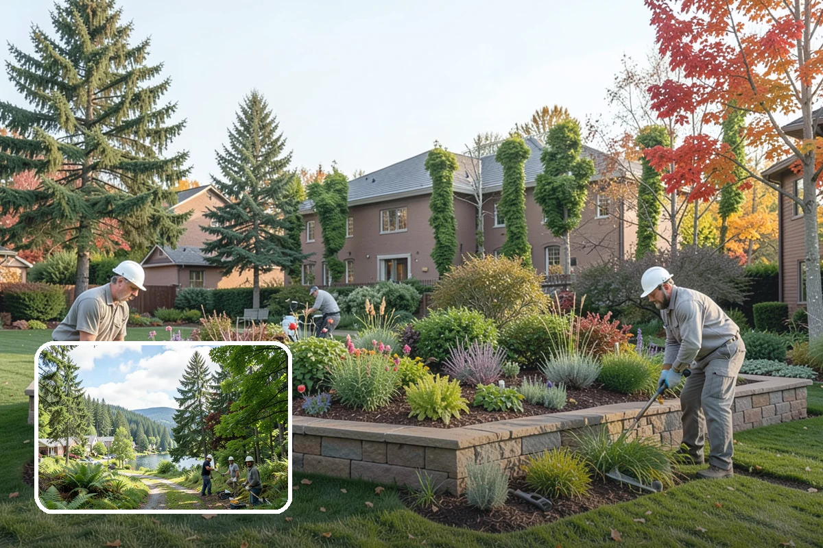 Topiary Pruning in Lake Forest Park, King County, WA - Crisp, precise geometric forms