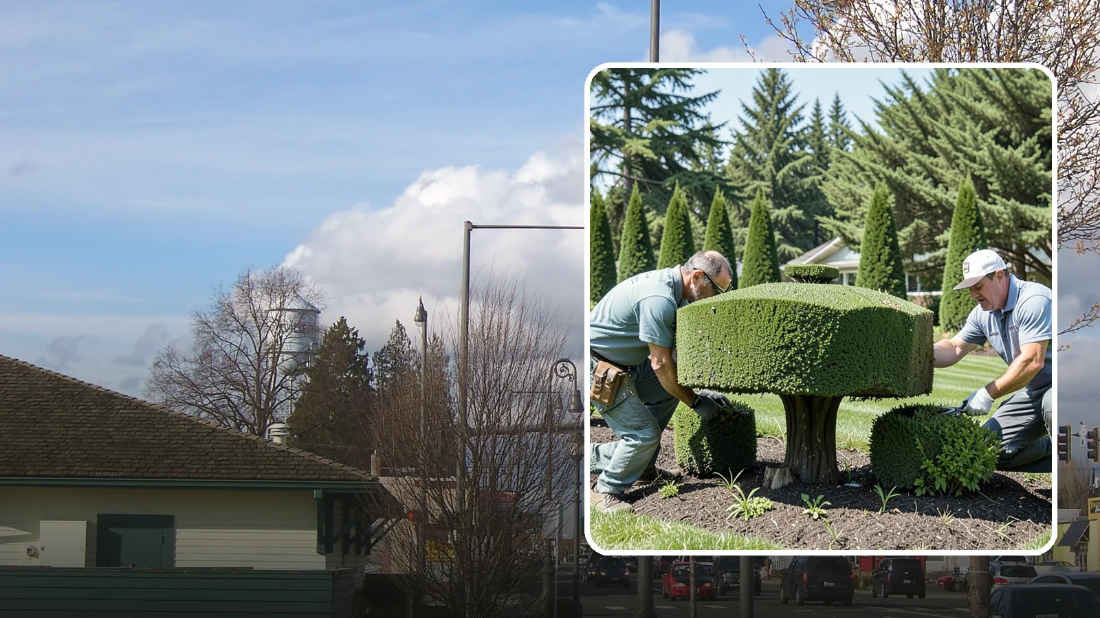 Topiary Pruning in Marysville, Snohomish County, WA - Expert topiary care that maintains geometric and sculpted forms with precision and consistency.