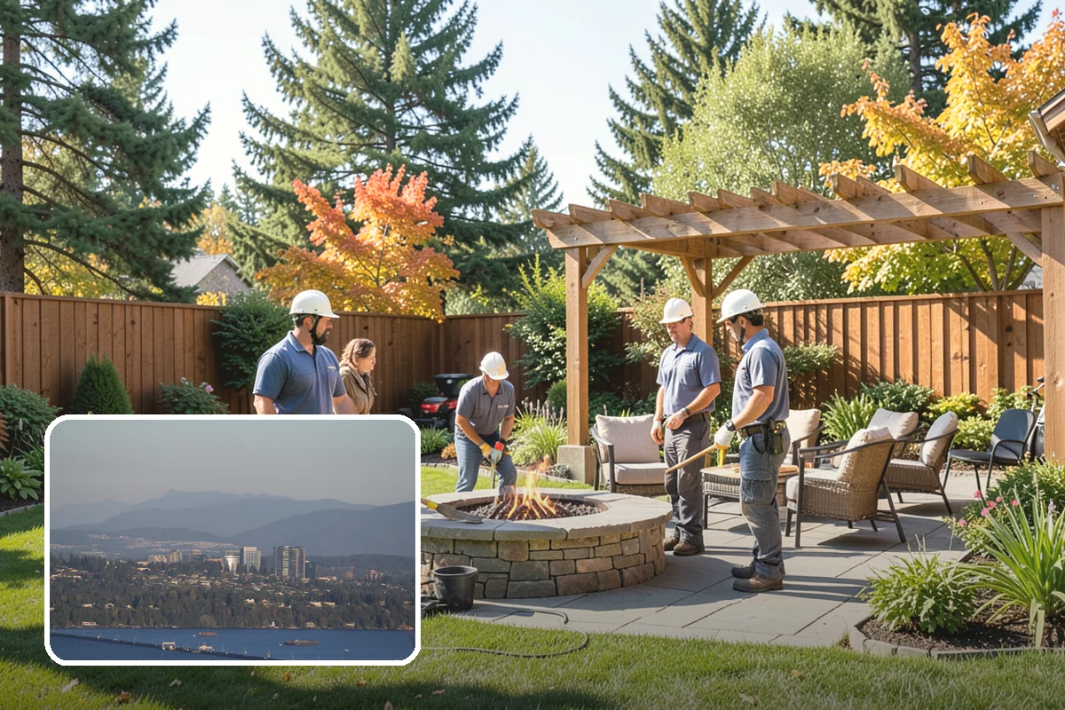 Topiary Pruning in Medina, King County, WA - Crisp, precise geometric forms