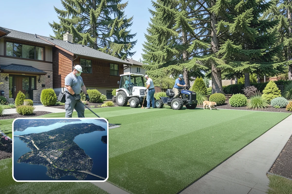 Topiary Pruning in Mercer Island, King County, WA - Crisp, precise geometric forms