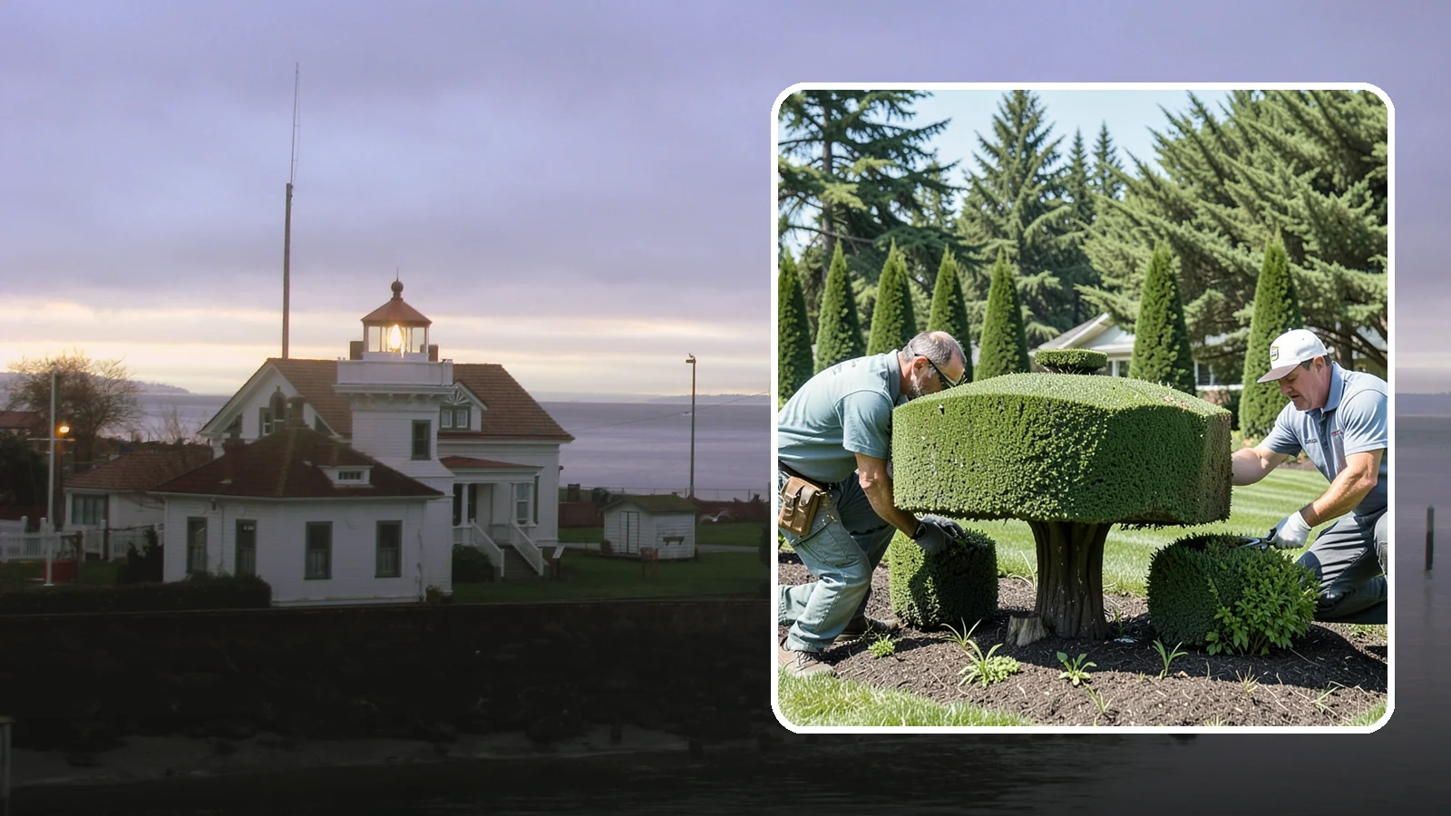 Topiary Pruning in Mukilteo, Snohomish County, WA - Expert topiary care that maintains geometric and sculpted forms with precision and consistency.