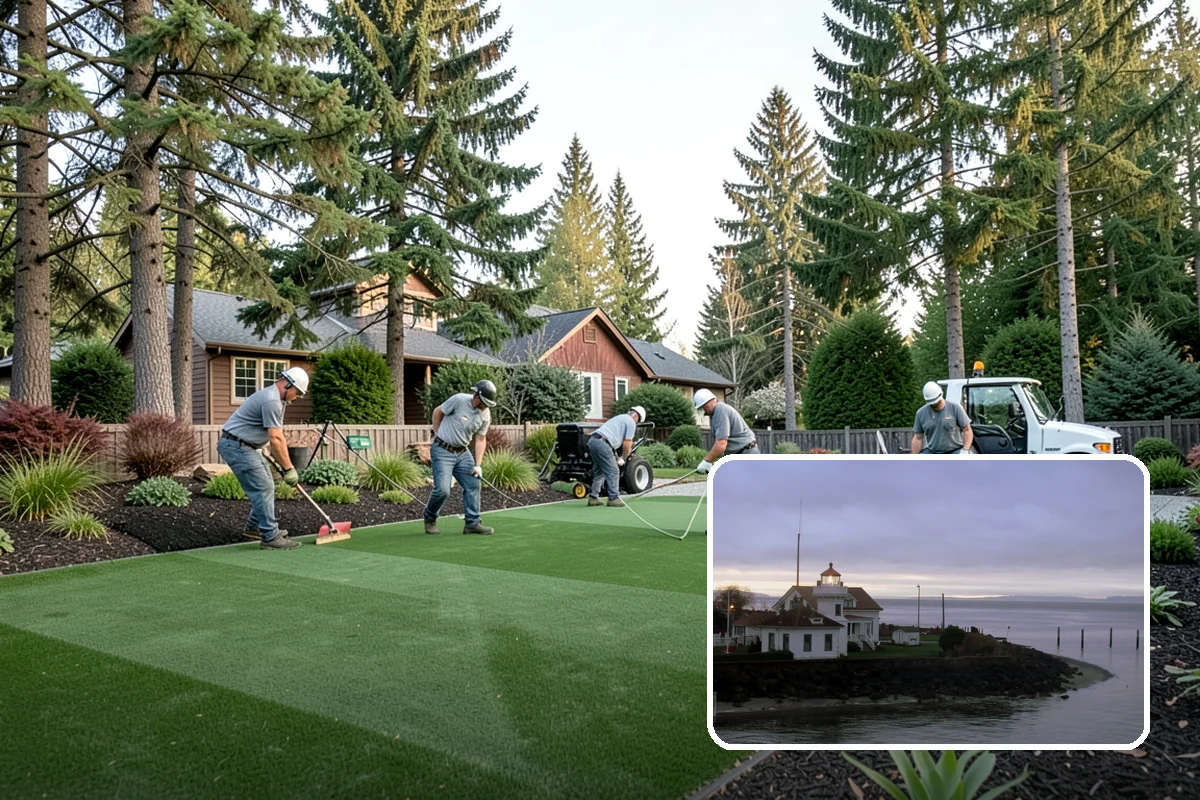 Topiary Pruning in Mukilteo, Snohomish County, WA - Crisp, precise geometric forms