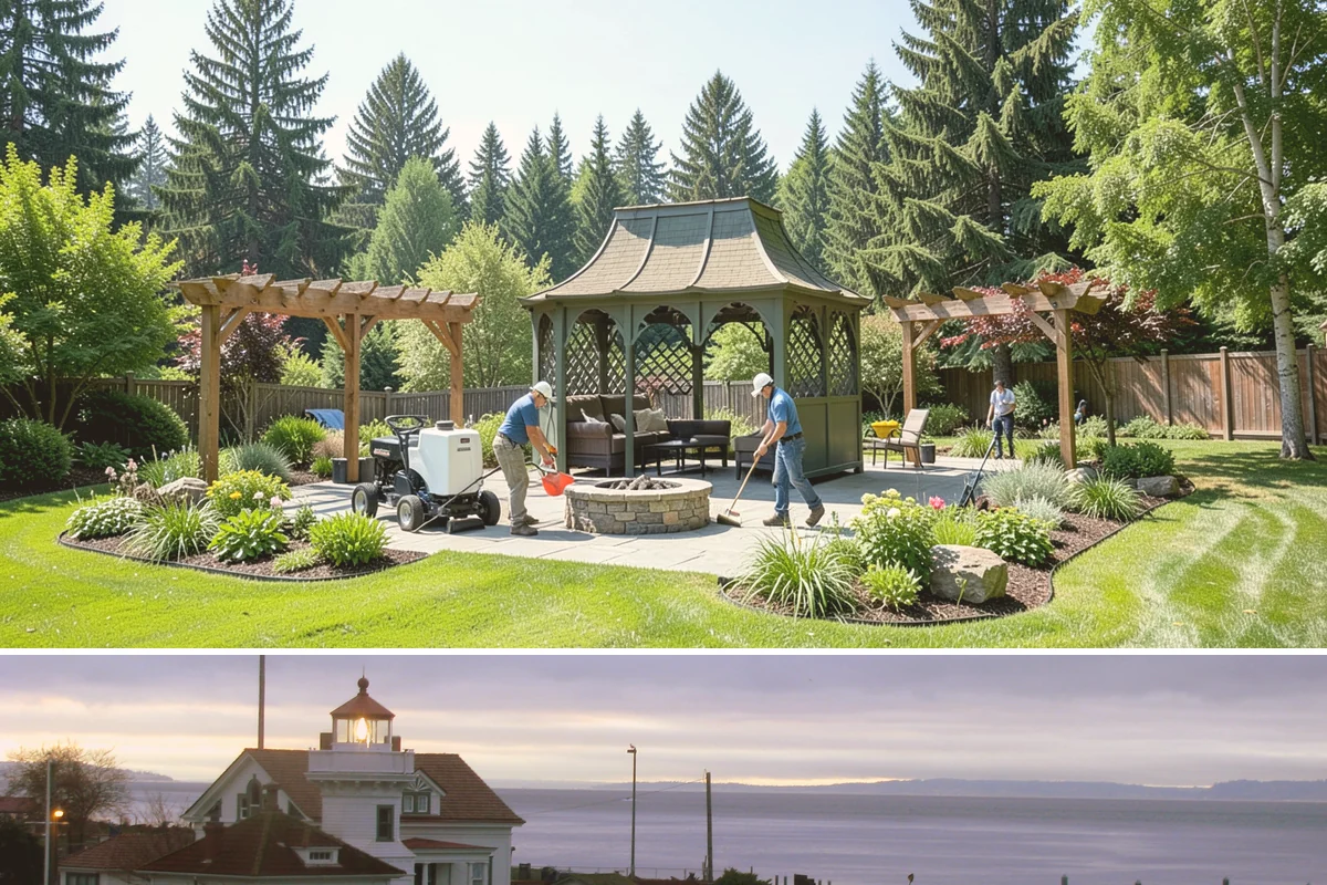 Topiary Pruning in Mukilteo, Snohomish County, WA - Requires frequent trims through the growing season to hold the form.