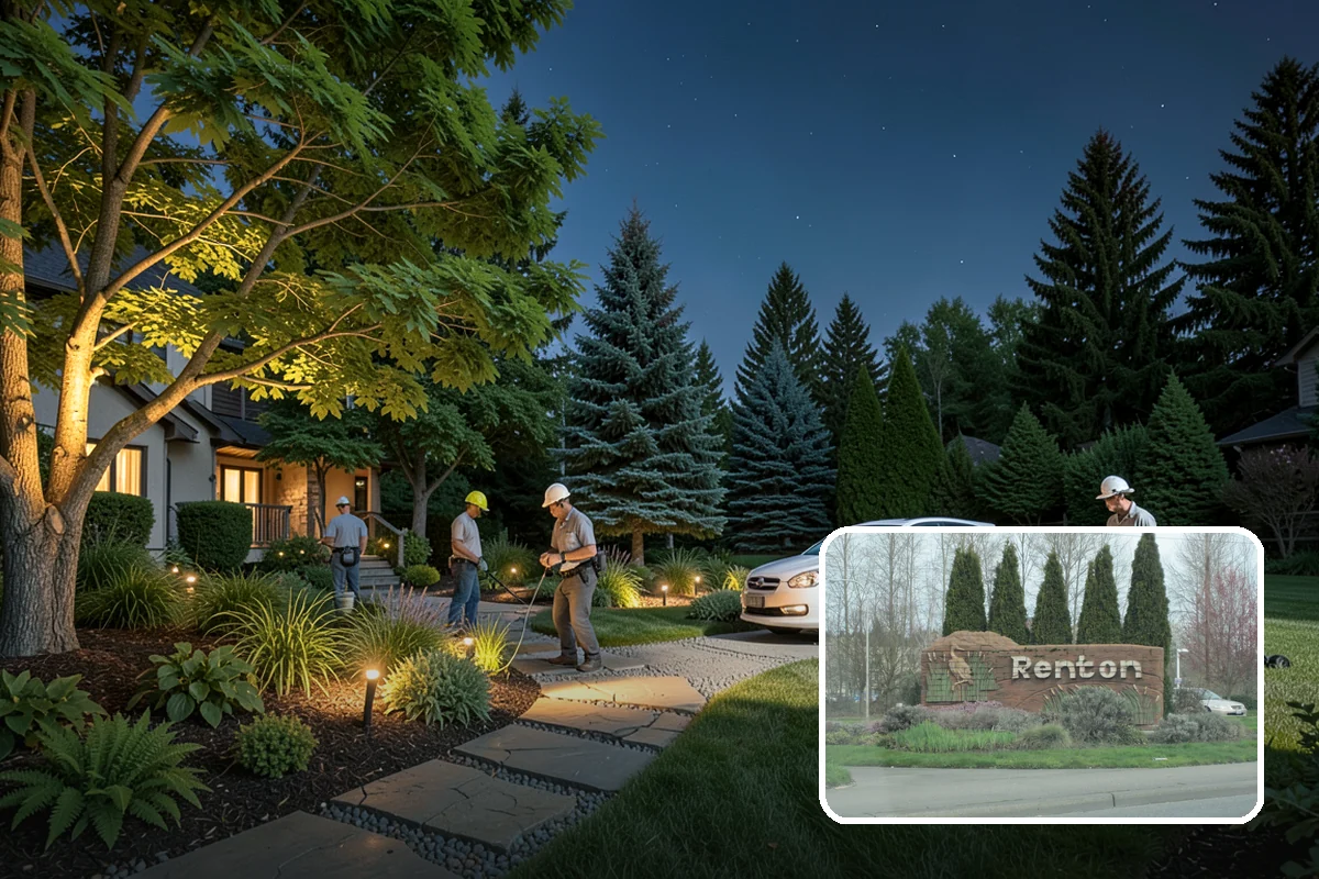Topiary Pruning in Renton, King County, WA - Crisp, precise geometric forms