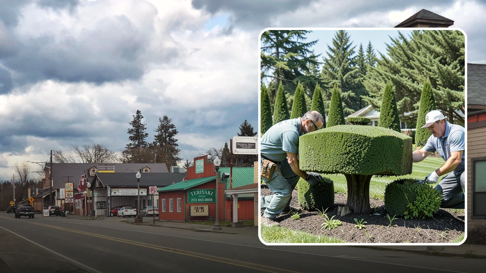 Topiary Pruning in Roy, Pierce County, WA - Expert topiary care that maintains geometric and sculpted forms with precision and consistency.