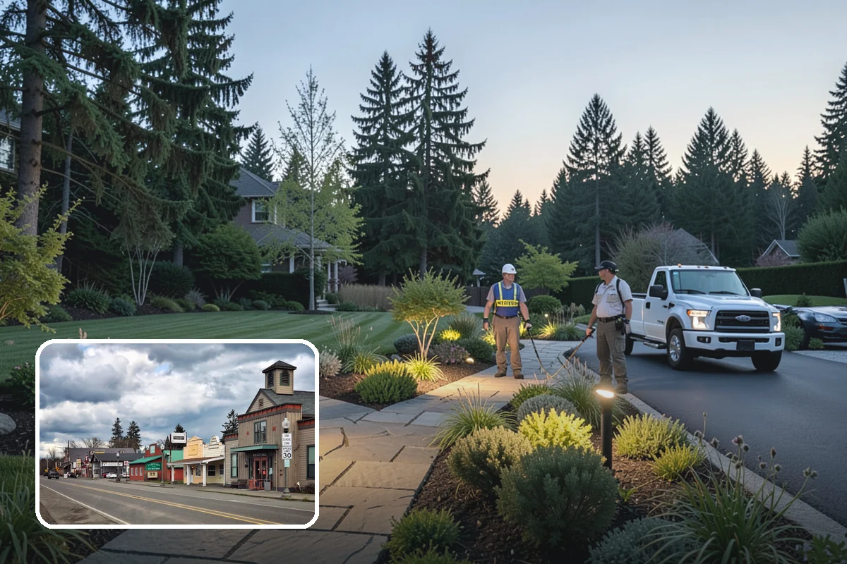 Topiary Pruning in Roy, Pierce County, WA - Crisp, precise geometric forms