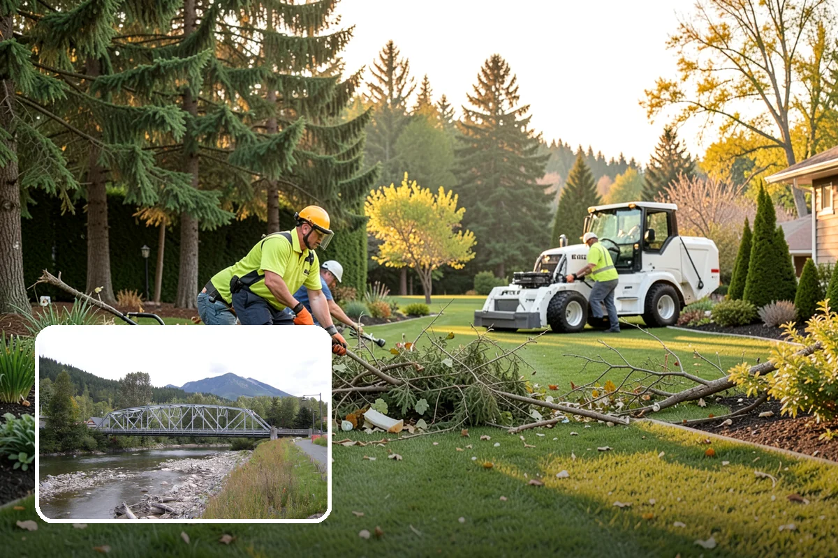 Topiary Pruning in Skykomish, King County, WA - Crisp, precise geometric forms