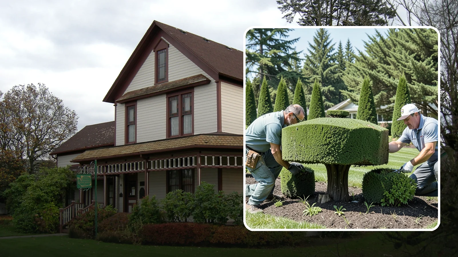 Topiary Pruning in Sumner, Pierce County, WA - Expert topiary care that maintains geometric and sculpted forms with precision and consistency.