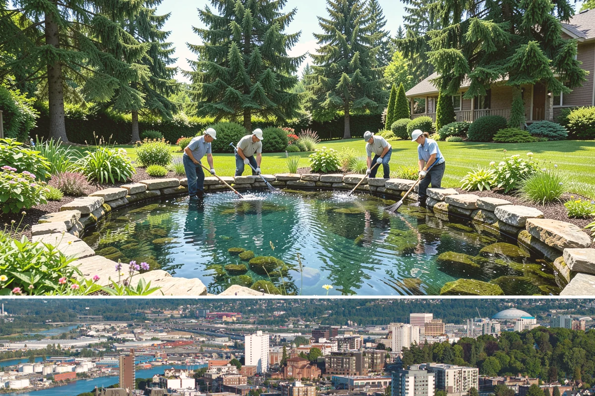 Topiary Pruning in Tacoma, Pierce County, WA - Requires frequent trims through the growing season to hold the form.