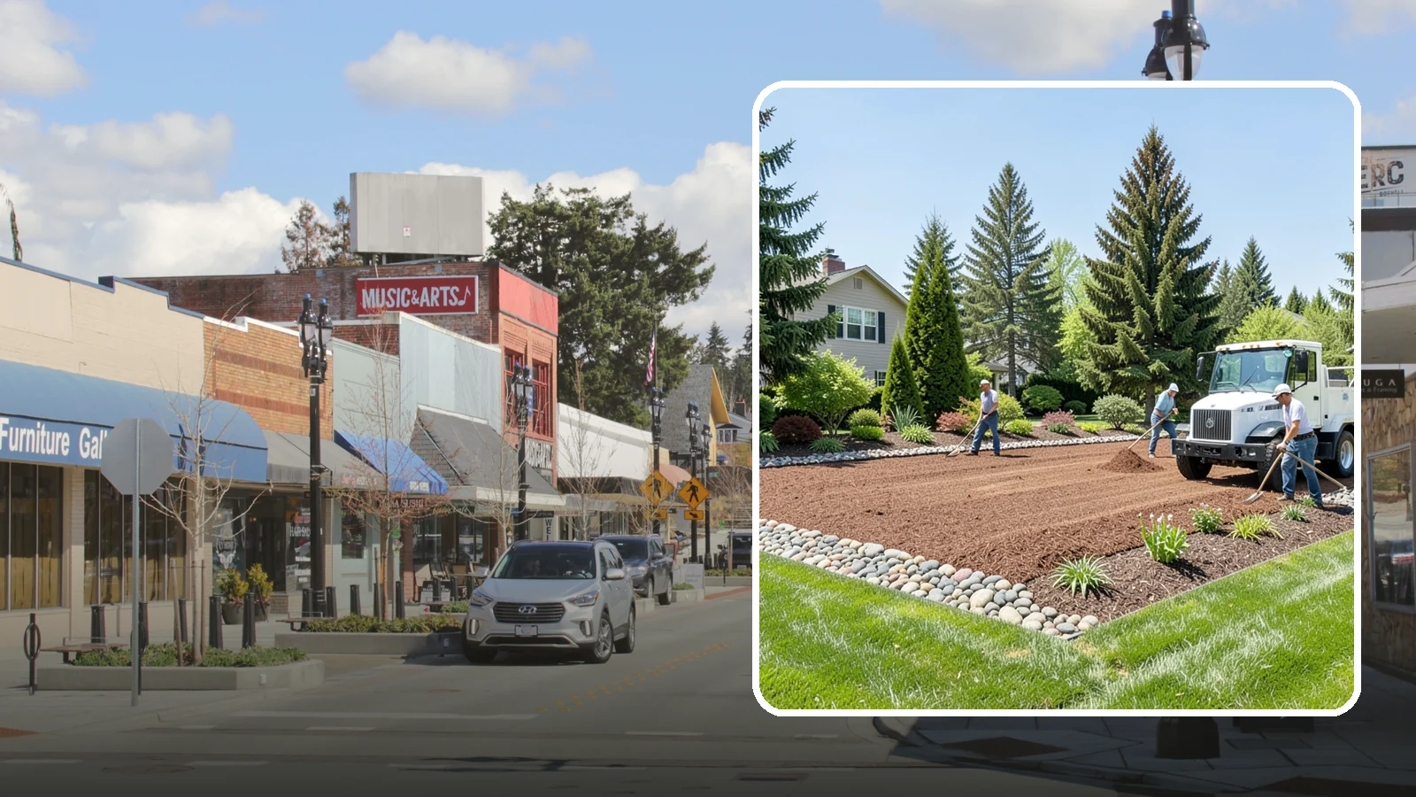 Topsoil Delivery in Bothell, King County, WA - Quality screened topsoil and garden soil delivered and placed for new beds, lawns, and grade repair.