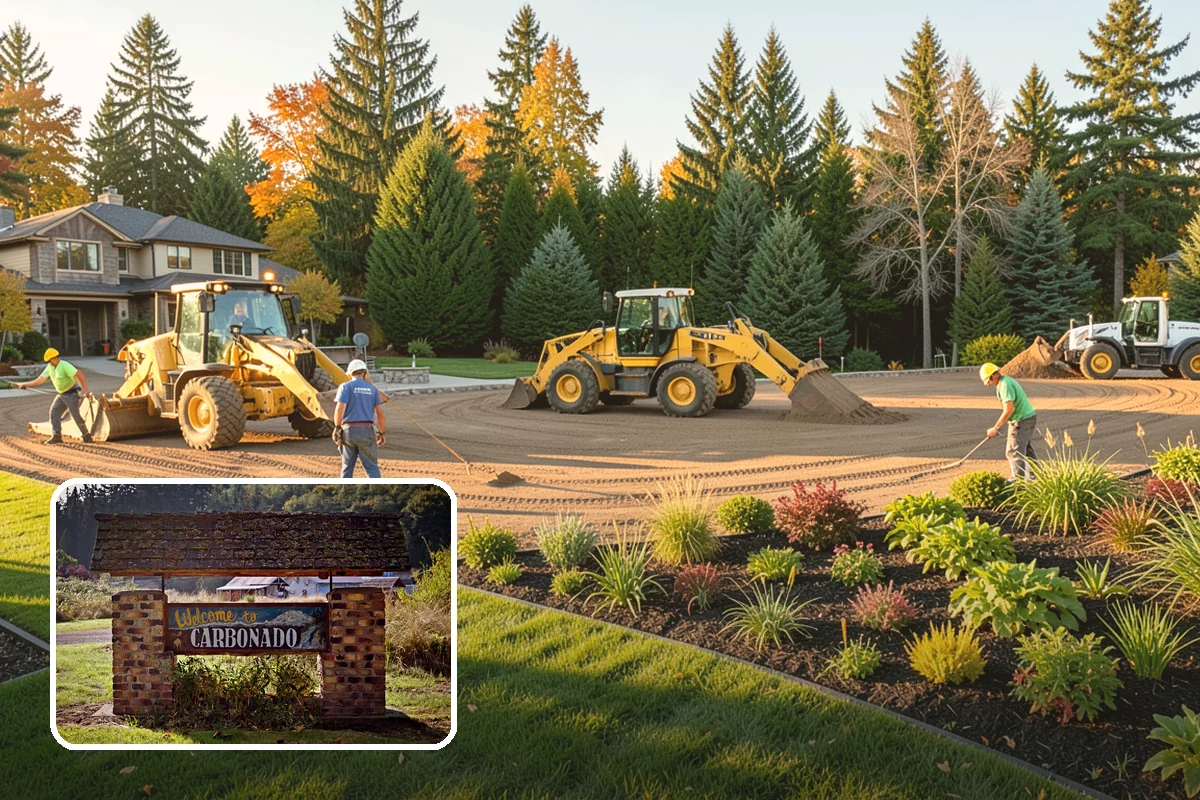 Topsoil Delivery in Carbonado, Pierce County, WA - Quality screened soil for any project