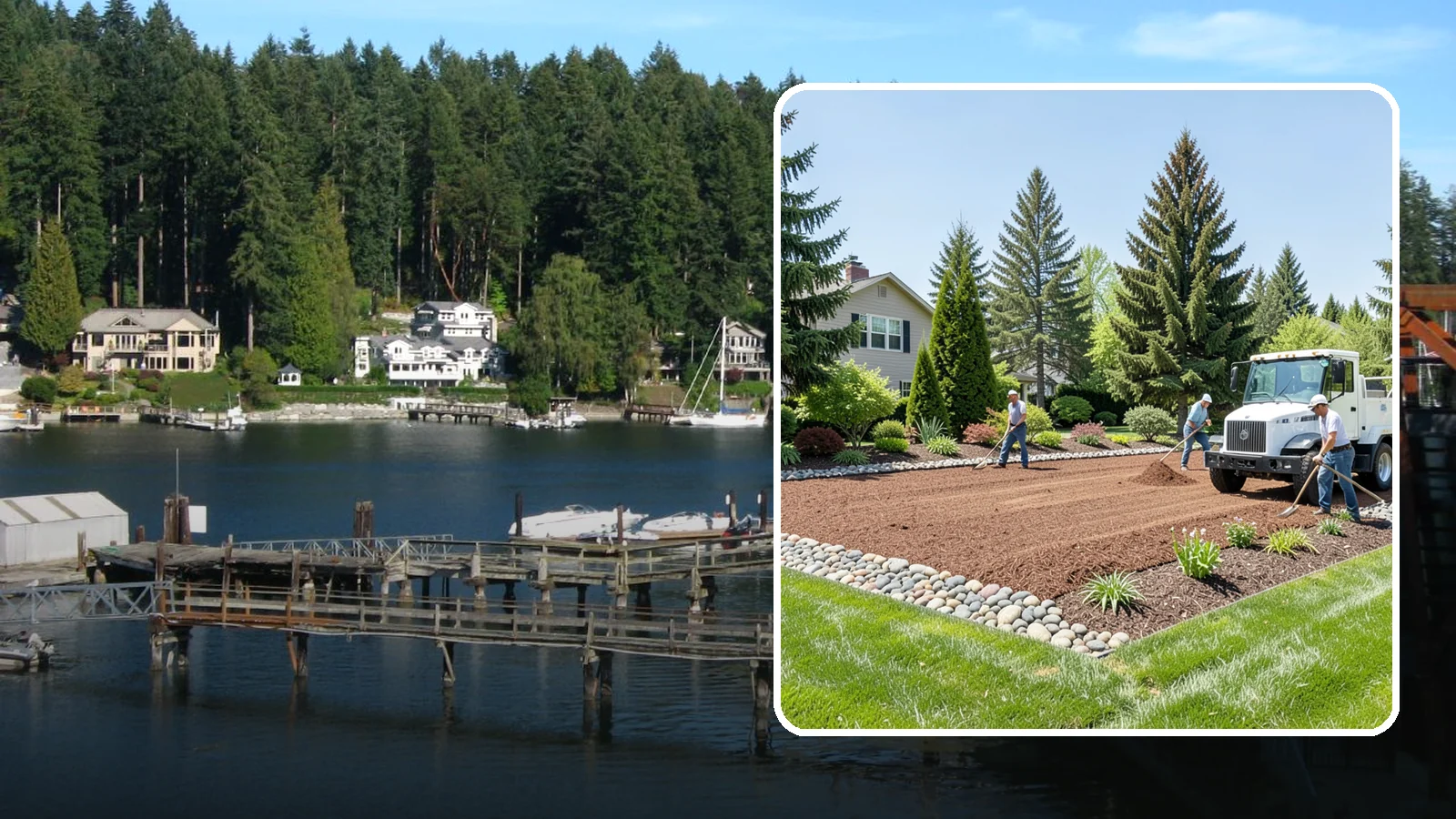 Topsoil Delivery in Gig Harbor, Pierce County, WA - Quality screened topsoil and garden soil delivered and placed for new beds, lawns, and grade repair.